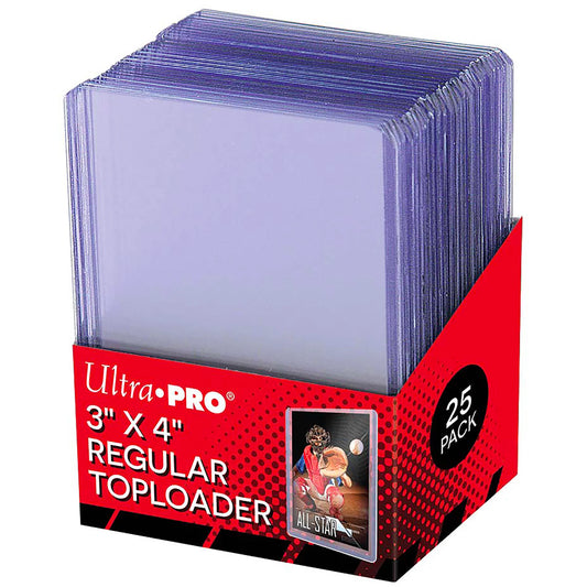 Ultra Pro - Regular Toploaders (25) 3" X 4"